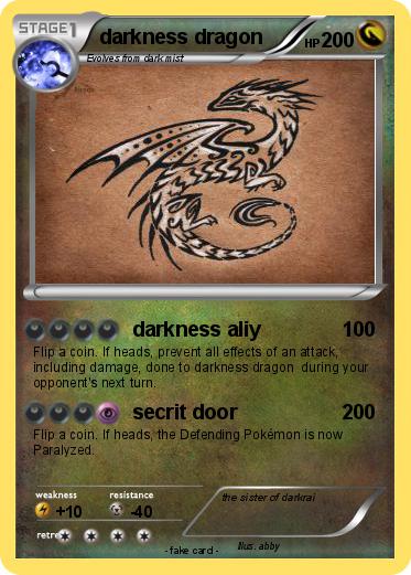 Pokemon darkness dragon