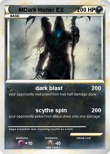Pokemon MDark Honer EX