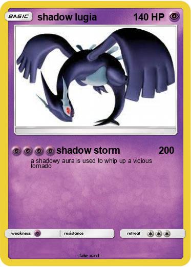 Pokemon shadow lugia