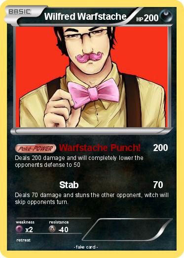 Pokemon Wilfred Warfstache