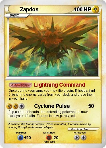 Pokemon Zapdos