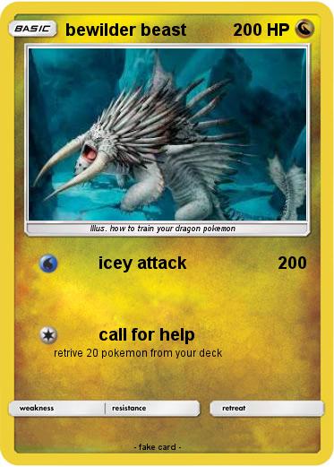 Pokemon bewilder beast