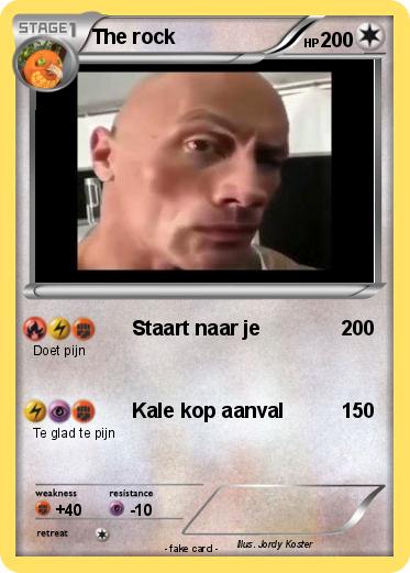 Pokemon The rock