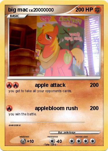 Pokemon big mac
