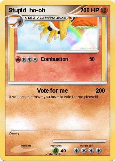 Pokemon Stupid  ho-oh