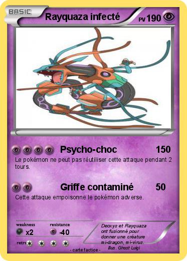 Pokemon Rayquaza infecté