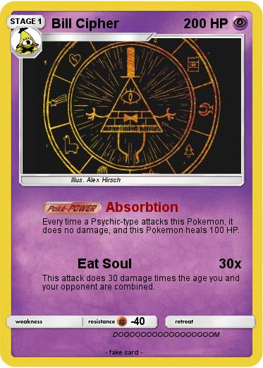 Pokemon Bill Cipher