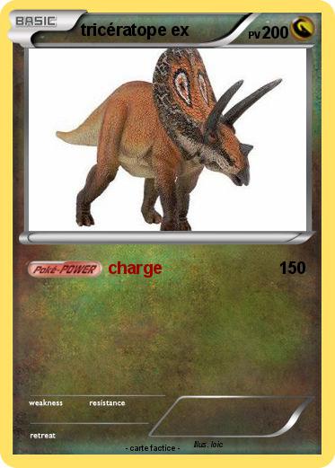 Pokemon tricératope ex