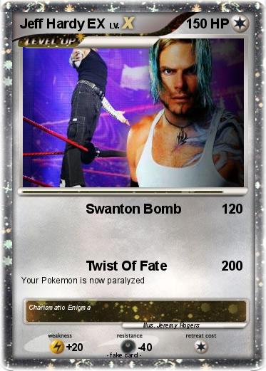 Pokemon Jeff Hardy EX