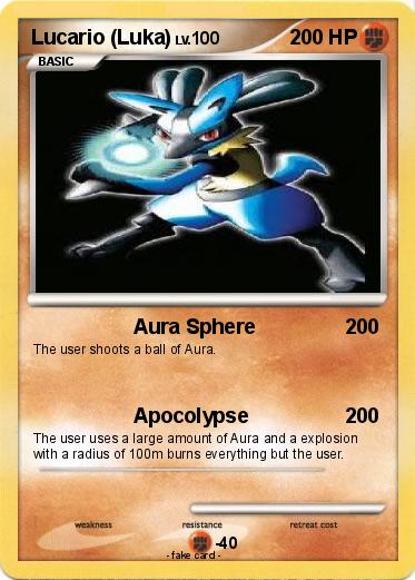 Pokemon Lucario (Luka)