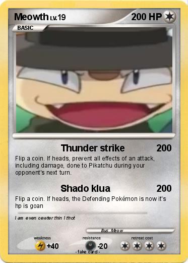 Pokemon Meowth
