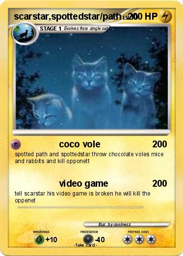 Pokemon scarstar,spottedstar/path