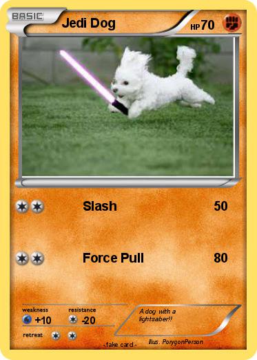 Pokemon Jedi Dog