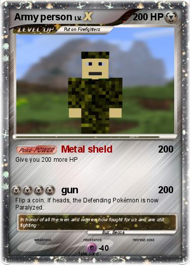 Pokemon Army person