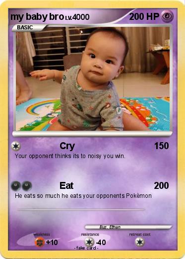 Pokemon my baby bro