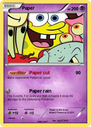 Pokemon Paper