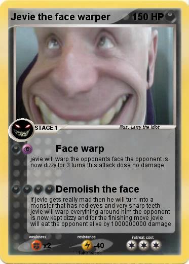 Pokemon Jevie the face warper