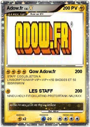Pokemon Adow.fr