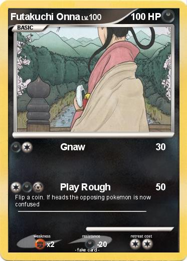 Pokemon Futakuchi Onna