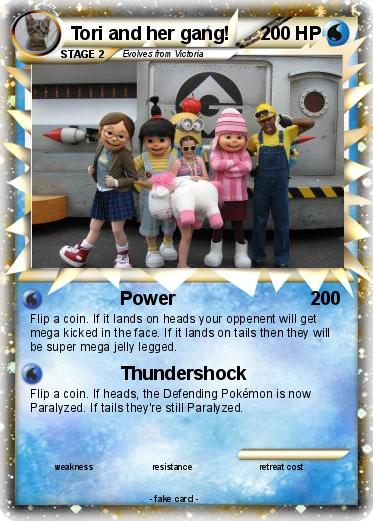 Pokemon Tori and her gang!
