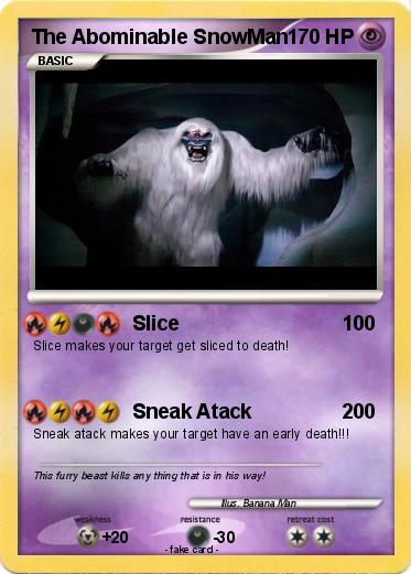 Pokemon The Abominable SnowMan