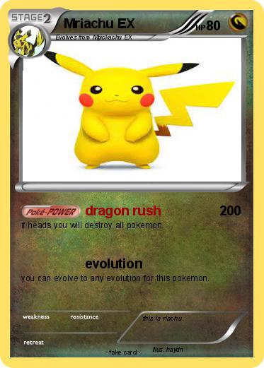 Pokemon Mriachu EX