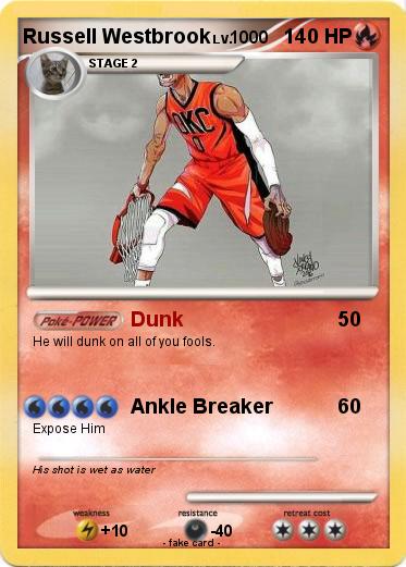 Pokemon Russell Westbrook