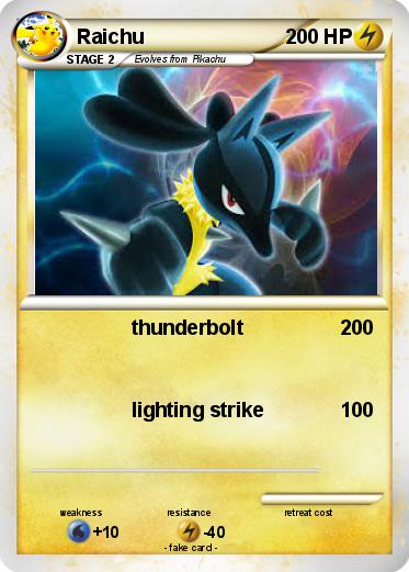 Pokemon Raichu