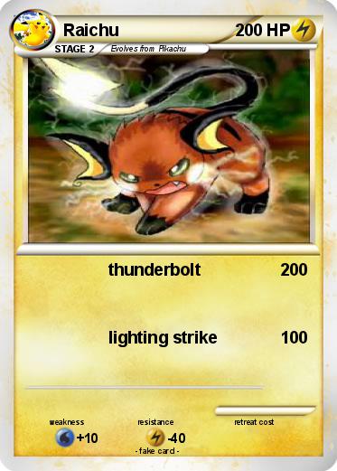 Pokemon Raichu