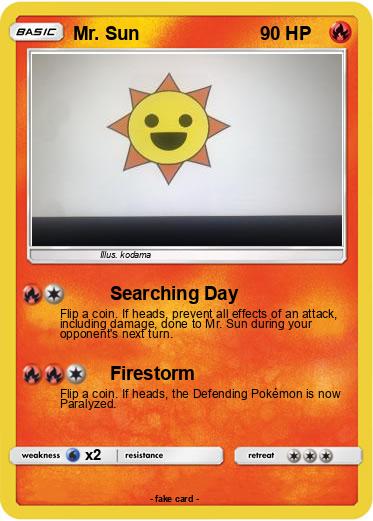 Pokemon Mr. Sun