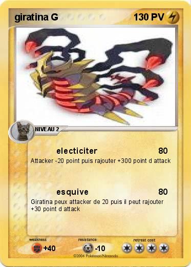 Pokemon giratina G