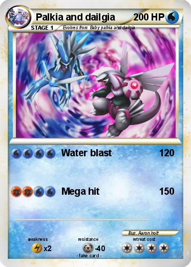 Pokemon Palkia and dailgia