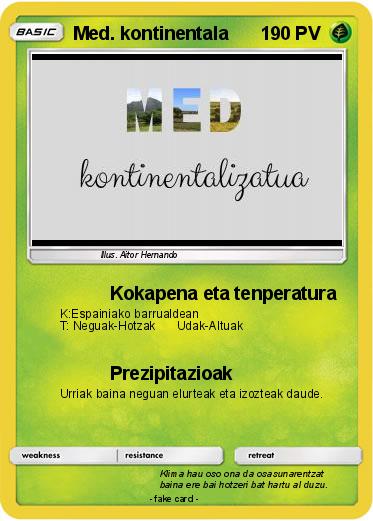 Pokemon Med. kontinentala