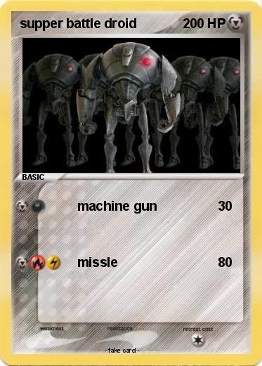 Pokemon supper battle droid
