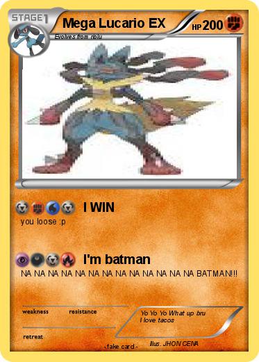 Pokemon Mega Lucario EX