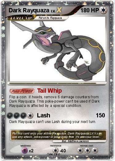 Pokemon Dark Rayquaza
