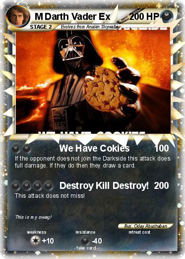 Pokemon M Darth Vader Ex