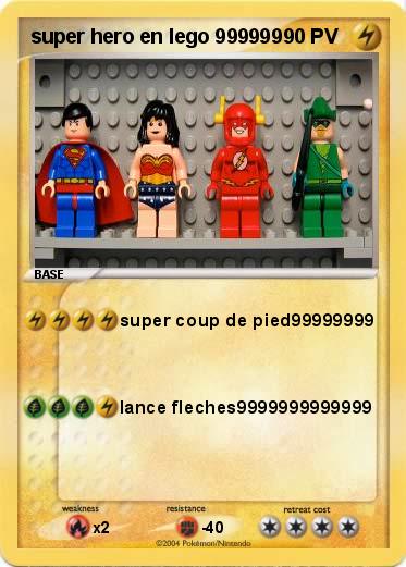 Pokemon super hero en lego 999999