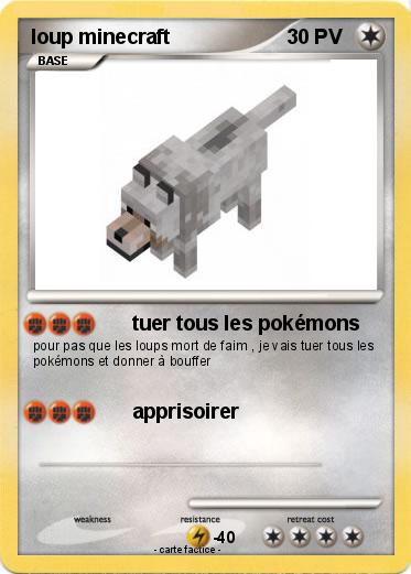 Pokemon loup minecraft
