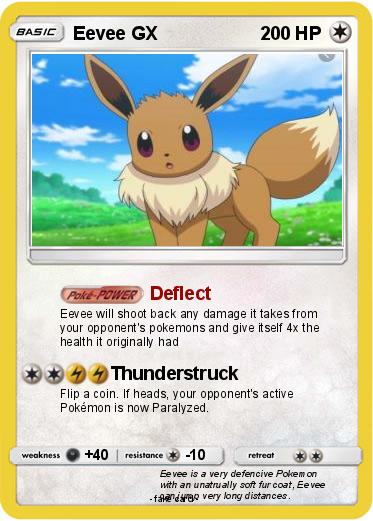 Pokemon Eevee GX