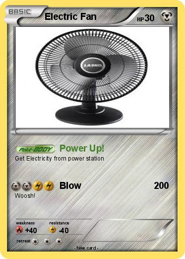 Pokemon Electric Fan