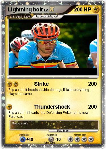 Pokemon Lightning bolt