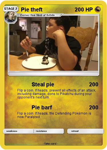 Pokemon Pie theft