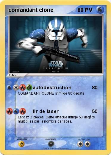 Pokemon comandant clone