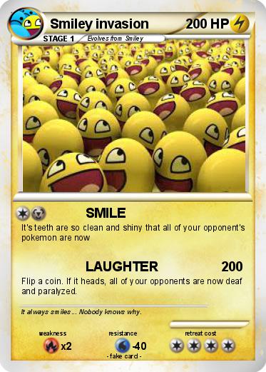 Pokemon Smiley invasion