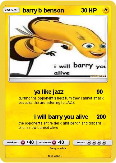 Pokemon barry b benson