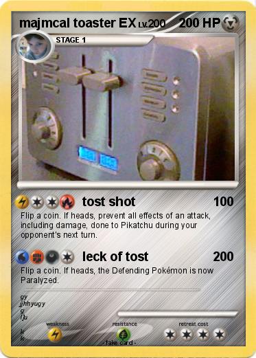Pokemon majmcal toaster EX