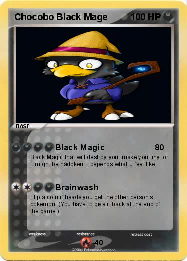 Pokemon Chocobo Black Mage