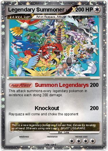Pokemon Legendary Summoner