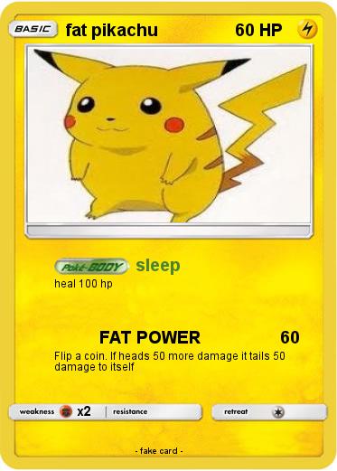 Pokemon fat pikachu